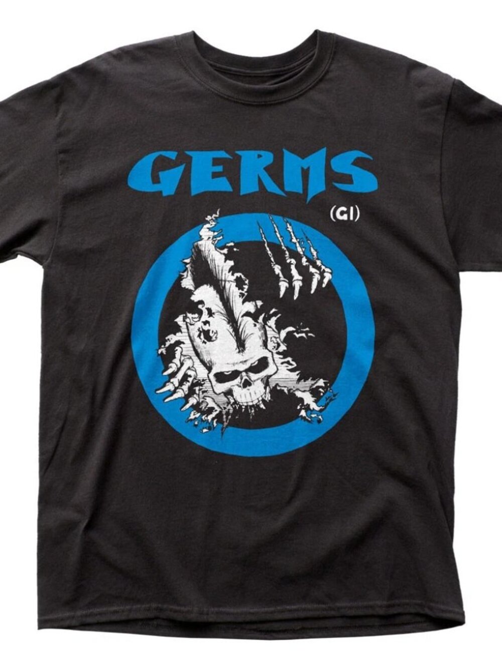 Germs GI Skull Shirt Rock and Roll Music Classic Band Tee